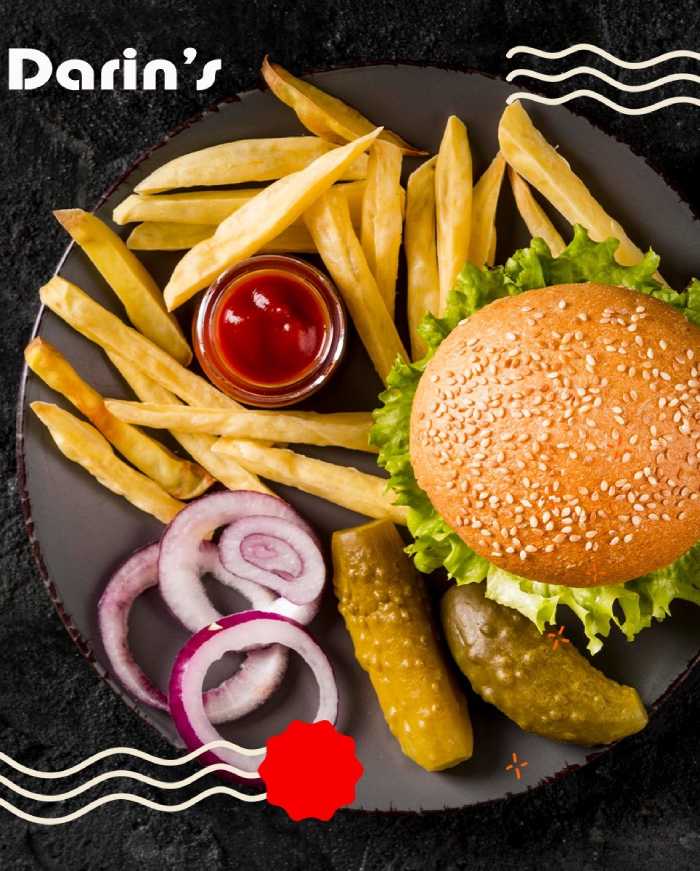 Darin’s in Edinburgh Burger 